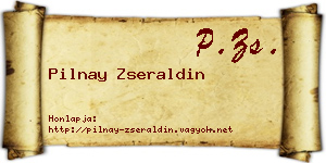 Pilnay Zseraldin névjegykártya